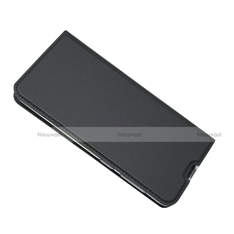 Leather Case Stands Flip Cover Holder for Samsung Galaxy A30S Black