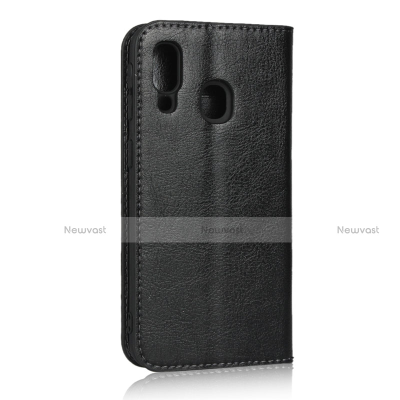 Leather Case Stands Flip Cover Holder for Samsung Galaxy A40