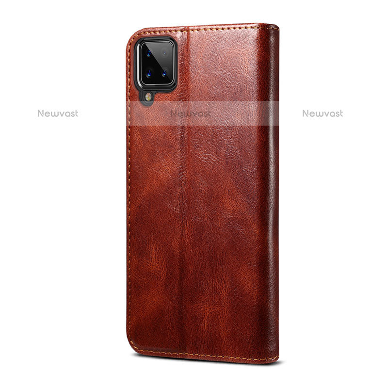Leather Case Stands Flip Cover Holder for Samsung Galaxy F12