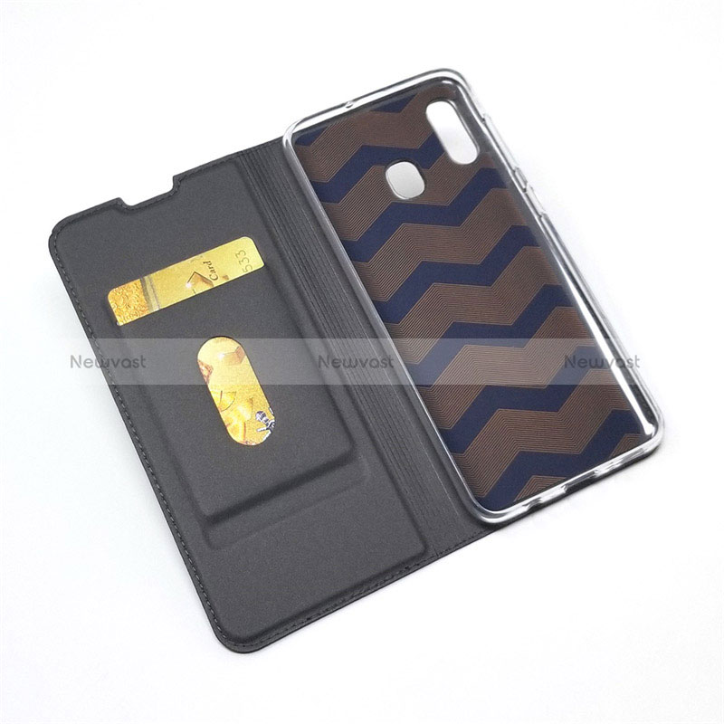 Leather Case Stands Flip Cover Holder for Samsung Galaxy M10S