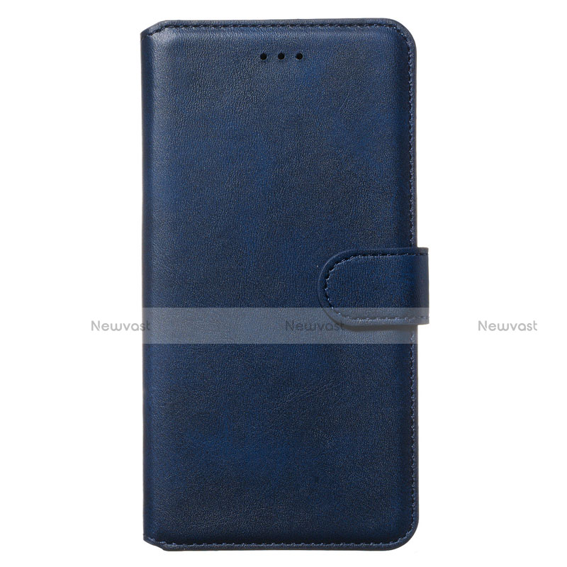 Leather Case Stands Flip Cover Holder for Samsung Galaxy S20 5G Blue