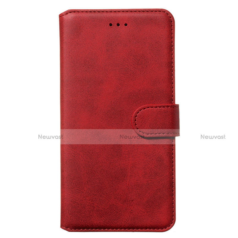 Leather Case Stands Flip Cover Holder for Samsung Galaxy S20 Plus 5G Red