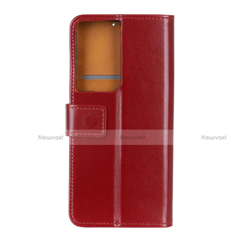 Leather Case Stands Flip Cover Holder for Samsung Galaxy S21 Ultra 5G