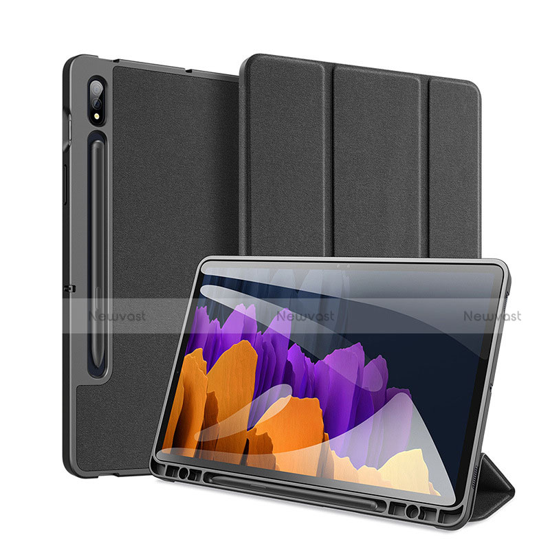 Leather Case Stands Flip Cover Holder for Samsung Galaxy Tab S7 11 Wi-Fi SM-T870
