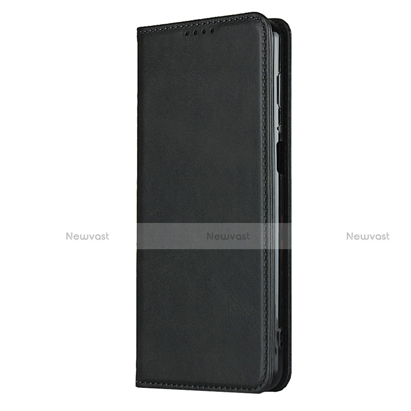 Leather Case Stands Flip Cover Holder for Sharp AQUOS Sense4 Plus