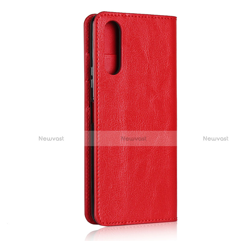 Leather Case Stands Flip Cover Holder for Sony Xperia 10 II Red