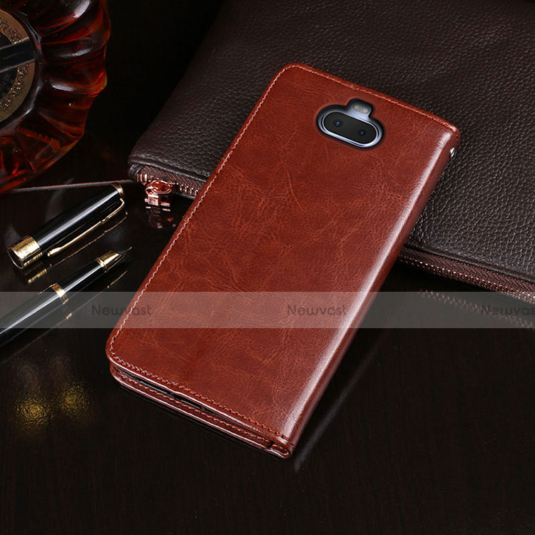 Leather Case Stands Flip Cover Holder for Sony Xperia 10 Plus