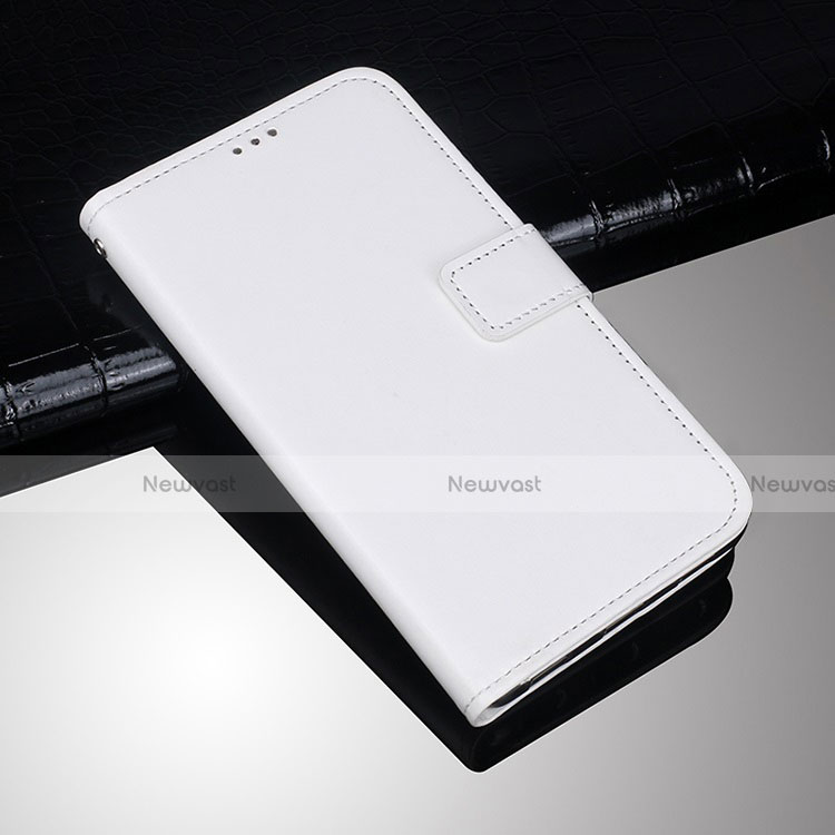 Leather Case Stands Flip Cover Holder for Sony Xperia 10 Plus White