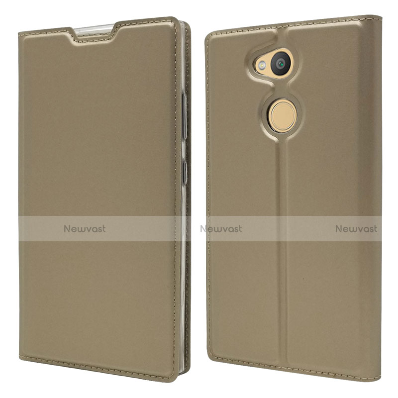 Leather Case Stands Flip Cover Holder for Sony Xperia L2