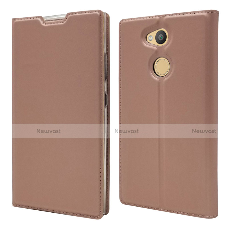 Leather Case Stands Flip Cover Holder for Sony Xperia L2