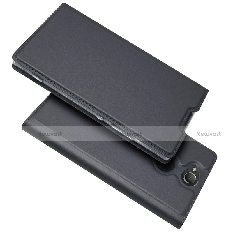 Leather Case Stands Flip Cover Holder for Sony Xperia XA2 Plus