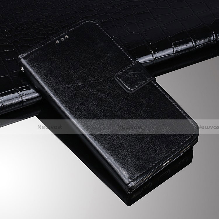 Leather Case Stands Flip Cover Holder for Sony Xperia XA3 Ultra Black