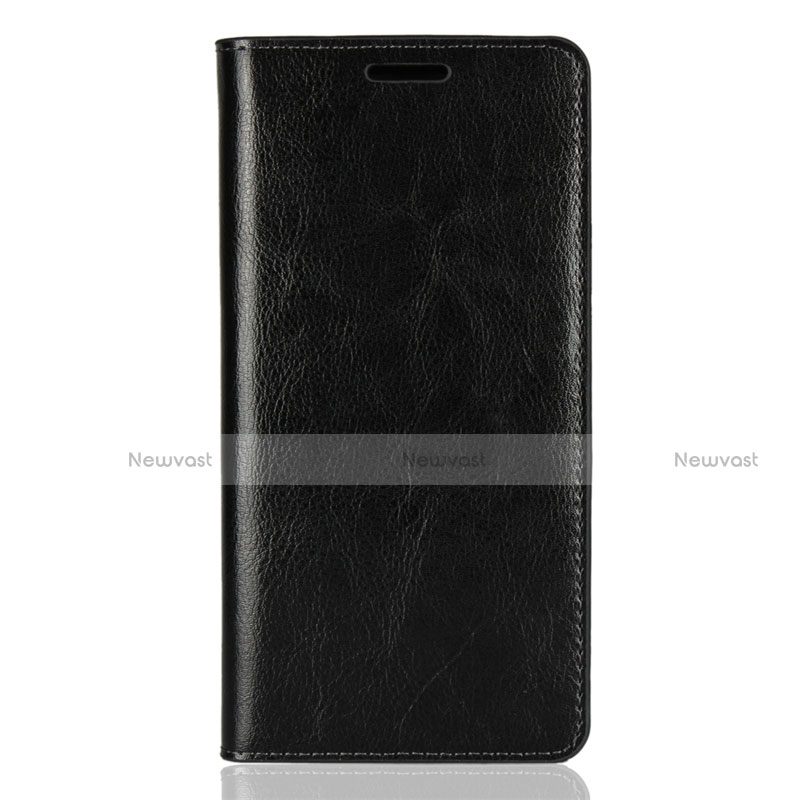 Leather Case Stands Flip Cover Holder for Sony Xperia XZ2 Black
