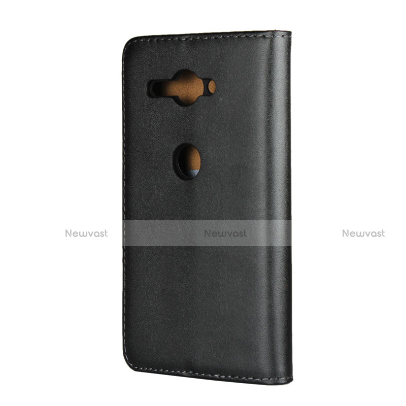 Leather Case Stands Flip Cover Holder for Sony Xperia XZ2 Compact