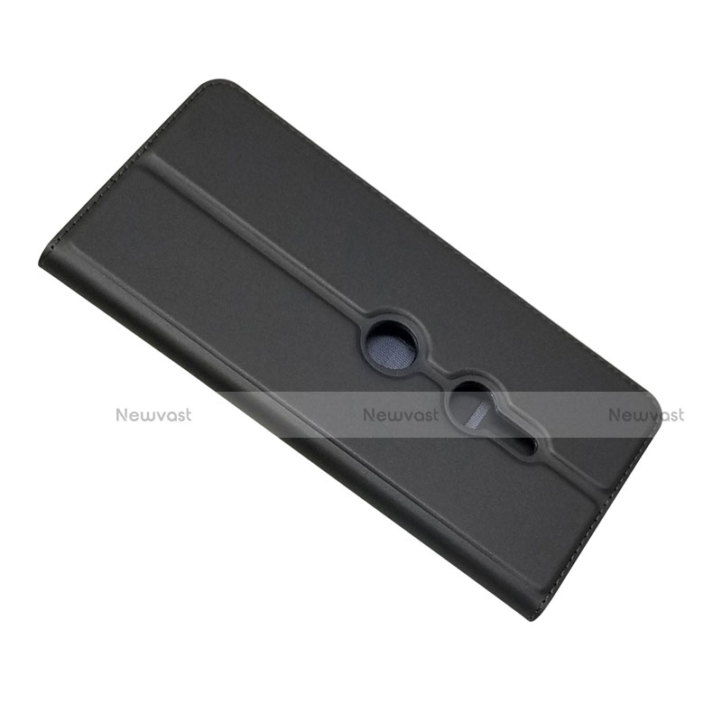 Leather Case Stands Flip Cover Holder for Sony Xperia XZ3