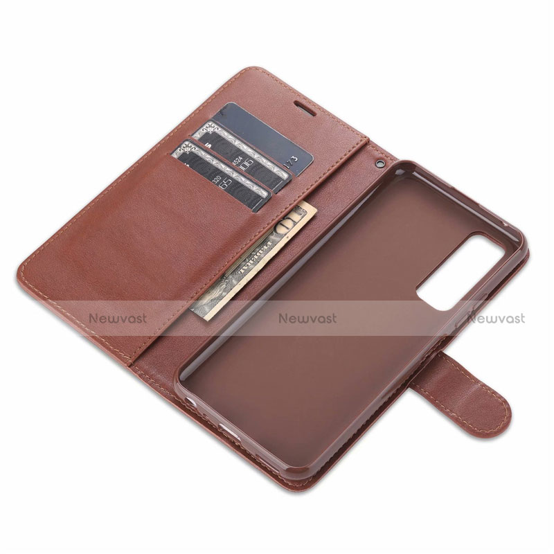 Leather Case Stands Flip Cover Holder for Vivo Y12s