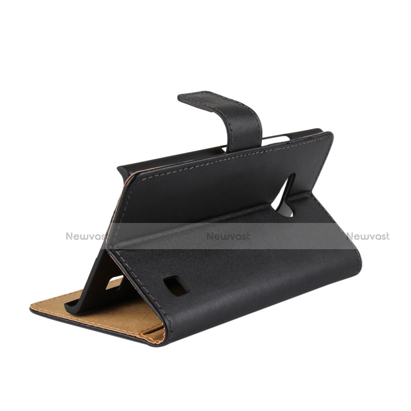 Leather Case Stands Flip Cover Holder for Wiko Ridge Fab 4G