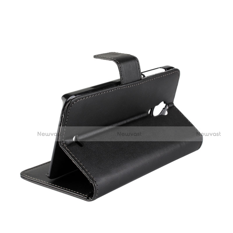 Leather Case Stands Flip Cover Holder for Wiko Wax