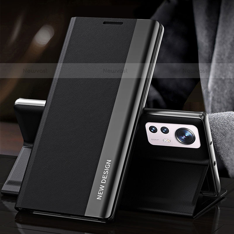 Leather Case Stands Flip Cover Holder for Xiaomi Mi 12 Pro 5G