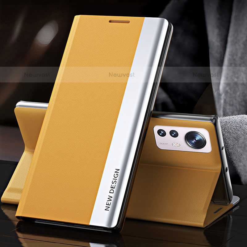 Leather Case Stands Flip Cover Holder for Xiaomi Mi 12 Pro 5G