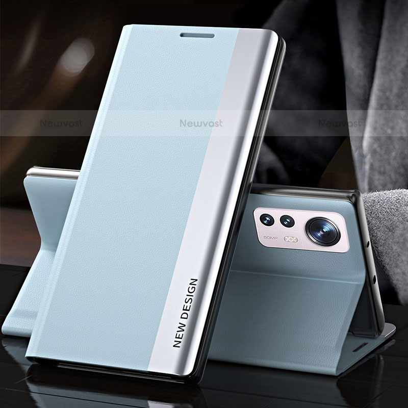 Leather Case Stands Flip Cover Holder for Xiaomi Mi 12X 5G
