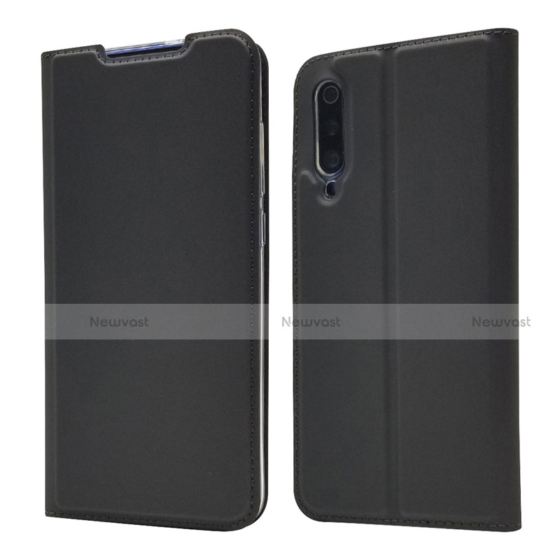 Leather Case Stands Flip Cover Holder for Xiaomi Mi 9 Lite Black