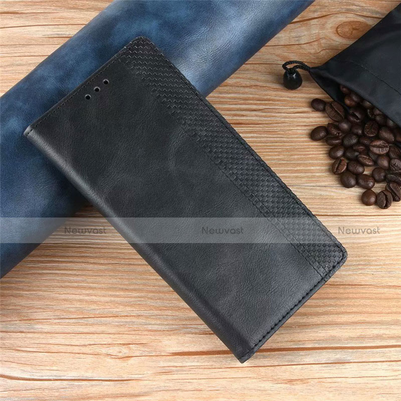 Leather Case Stands Flip Cover Holder for Xiaomi Poco X3 NFC Black