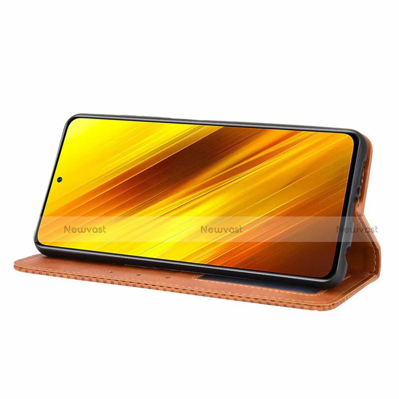 Leather Case Stands Flip Cover Holder for Xiaomi Poco X3 Pro