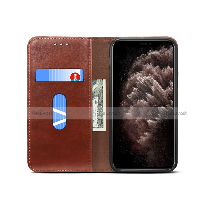 Leather Case Stands Flip Cover Holder for Xiaomi Redmi 9 India