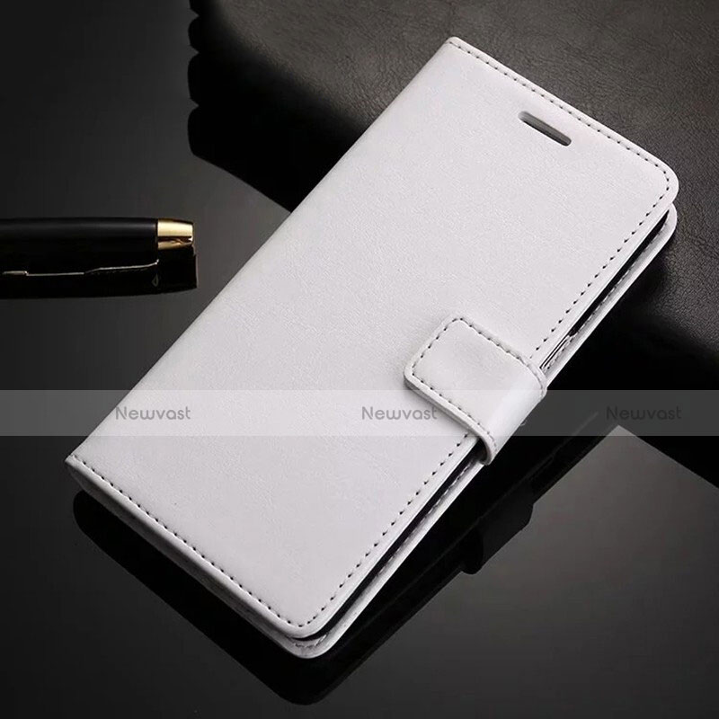 Leather Case Stands Flip Cover Holder for Xiaomi Redmi Note 8 Pro White