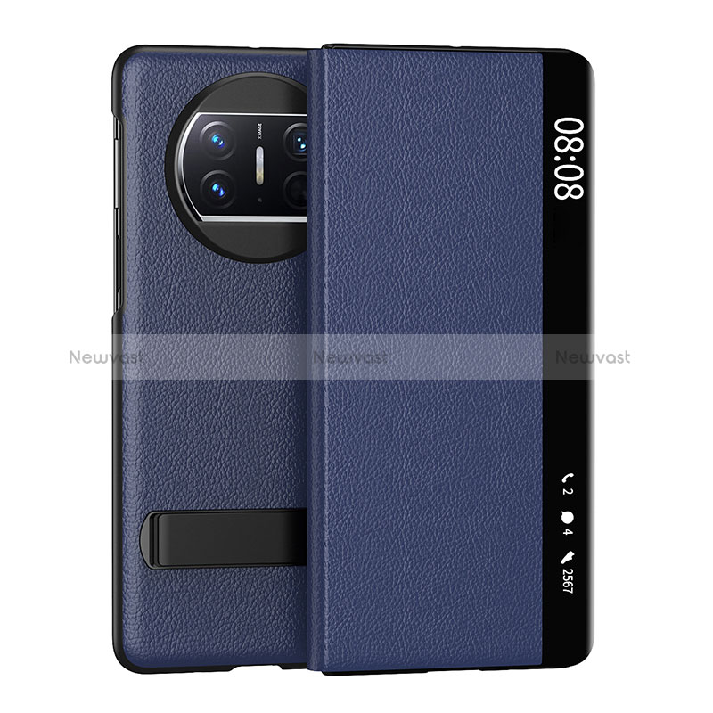 Leather Case Stands Flip Cover Holder GS1 for Huawei Mate X3