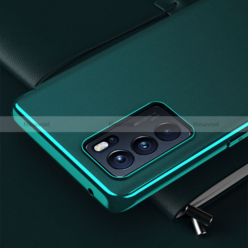 Leather Case Stands Flip Cover Holder GS1 for Oppo Reno6 5G