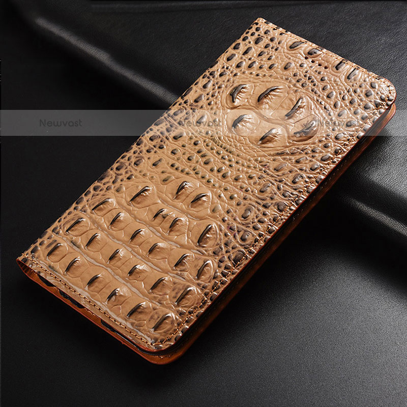 Leather Case Stands Flip Cover Holder H01P for Samsung Galaxy A11