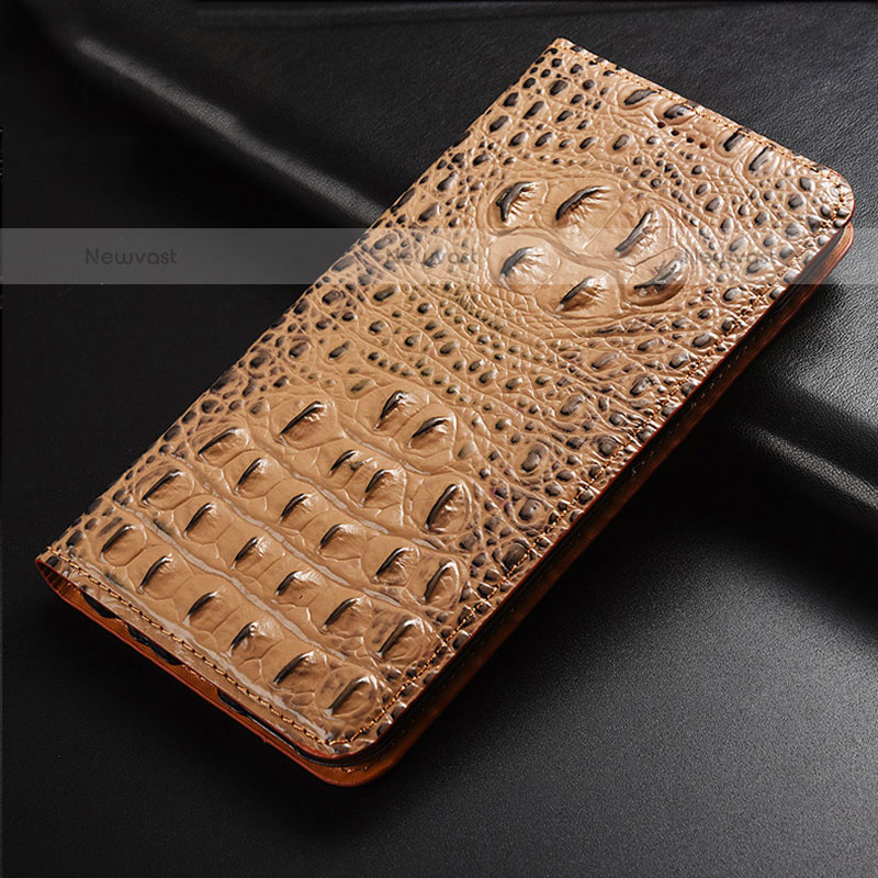 Leather Case Stands Flip Cover Holder H01P for Samsung Galaxy A91