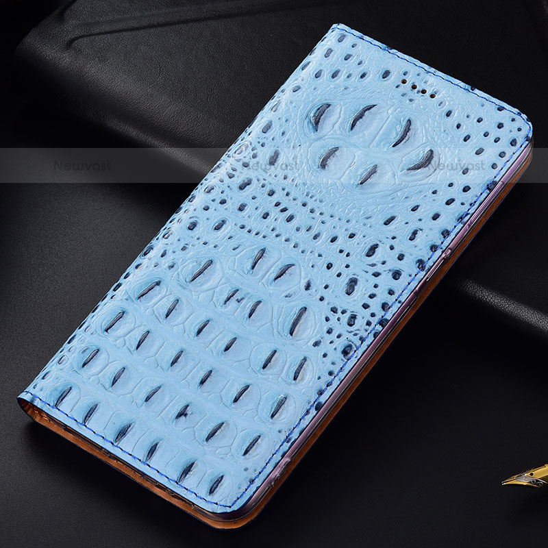 Leather Case Stands Flip Cover Holder H01P for Samsung Galaxy S21 Plus 5G