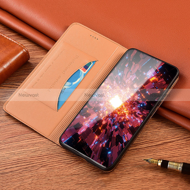 Leather Case Stands Flip Cover Holder H01P for Xiaomi Redmi 9AT