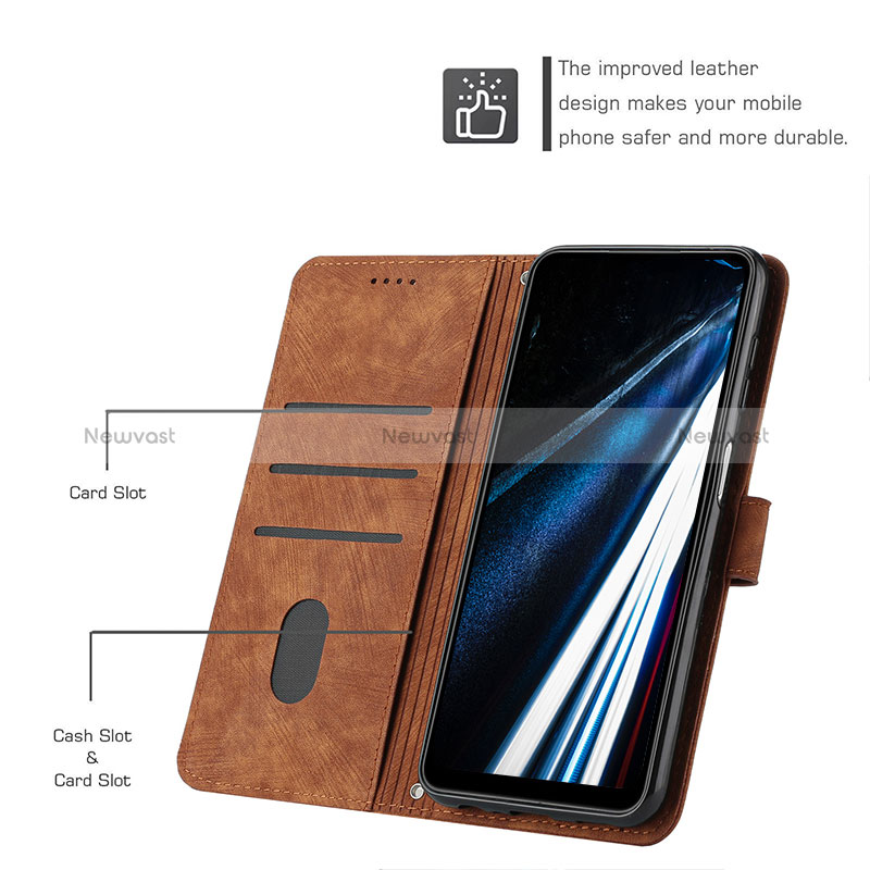 Leather Case Stands Flip Cover Holder H01X for Huawei Honor X9 4G