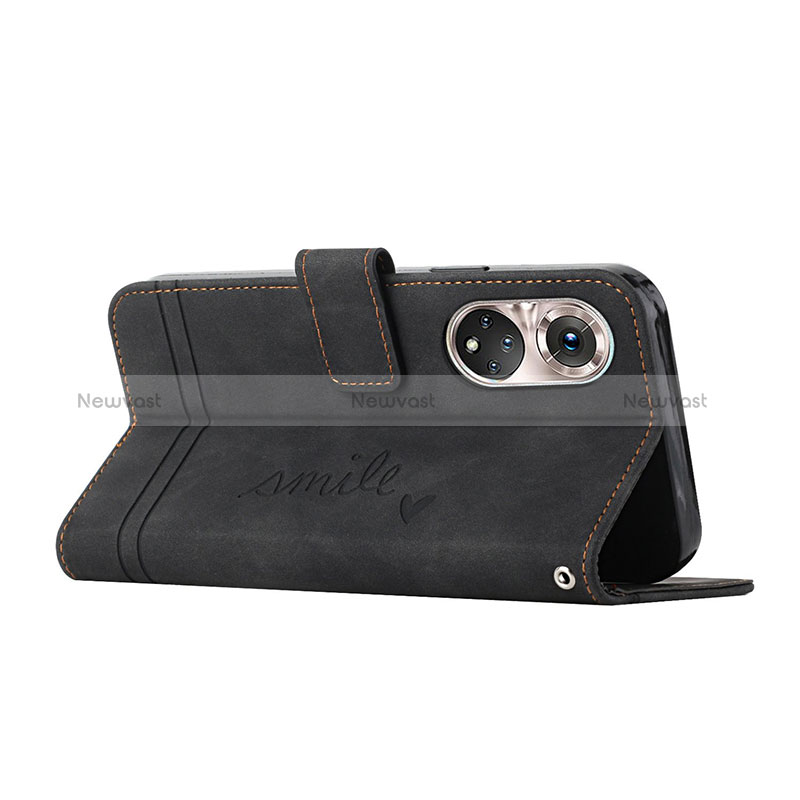 Leather Case Stands Flip Cover Holder H01X for Huawei P50 Pro
