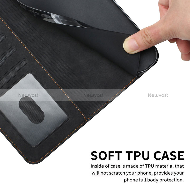 Leather Case Stands Flip Cover Holder H01X for Oppo Reno7 5G