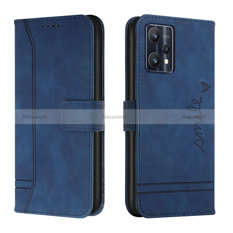 Leather Case Stands Flip Cover Holder H01X for Realme 9 Pro 5G