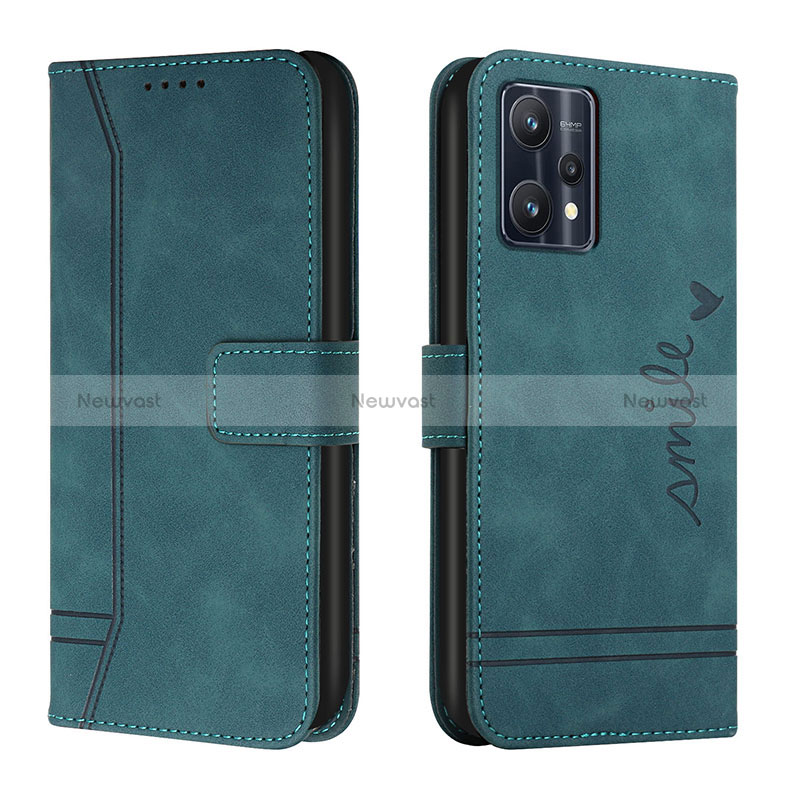 Leather Case Stands Flip Cover Holder H01X for Realme 9 Pro 5G