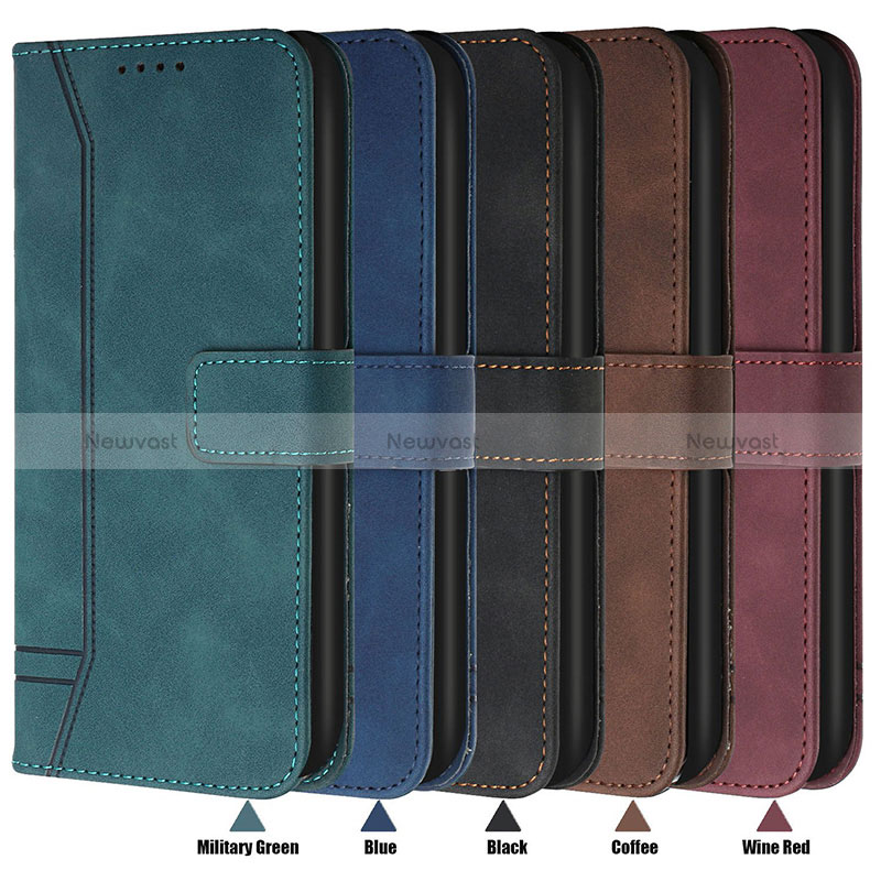 Leather Case Stands Flip Cover Holder H01X for Sony Xperia 10 V
