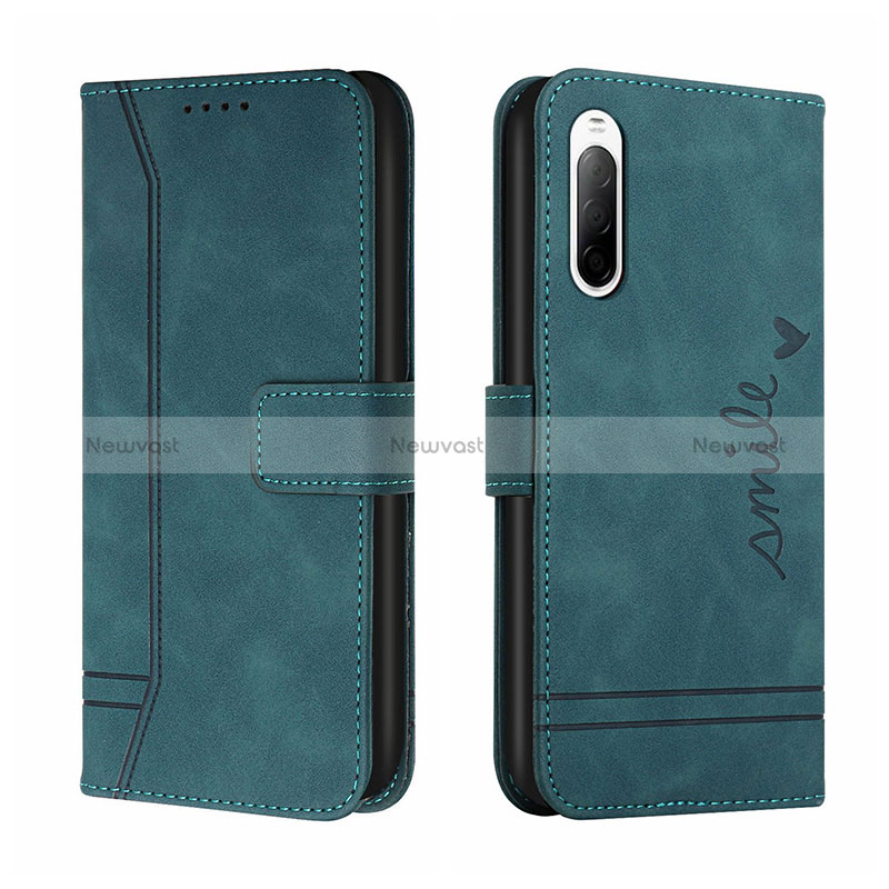 Leather Case Stands Flip Cover Holder H01X for Sony Xperia L4