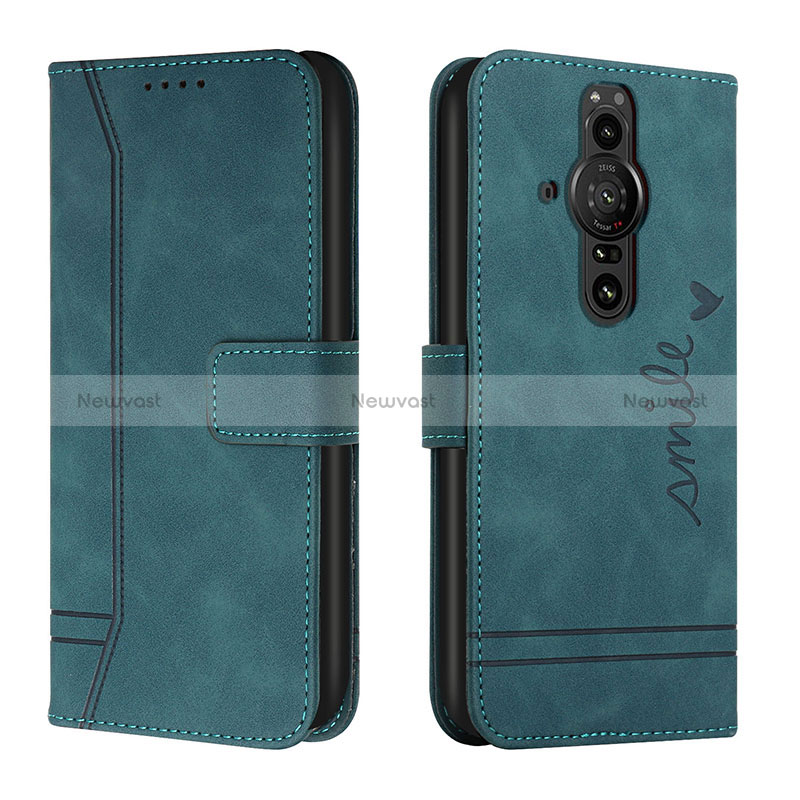 Leather Case Stands Flip Cover Holder H01X for Sony Xperia PRO-I