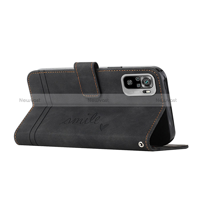 Leather Case Stands Flip Cover Holder H01X for Xiaomi Poco M5S