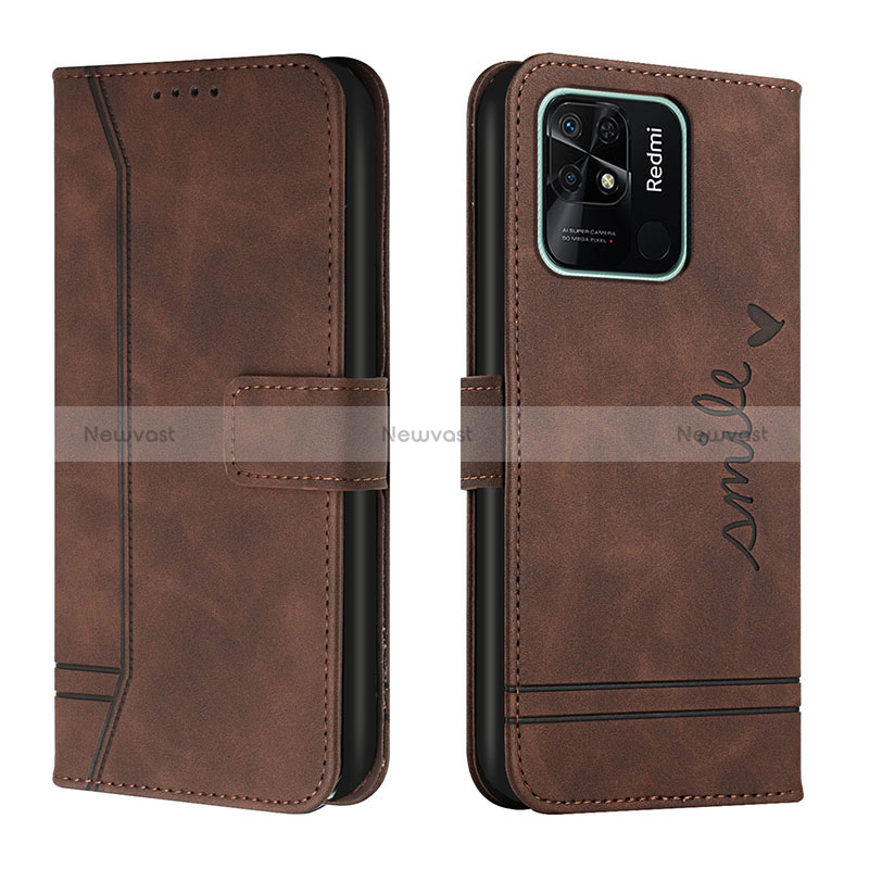 Leather Case Stands Flip Cover Holder H01X for Xiaomi Redmi 10 Power