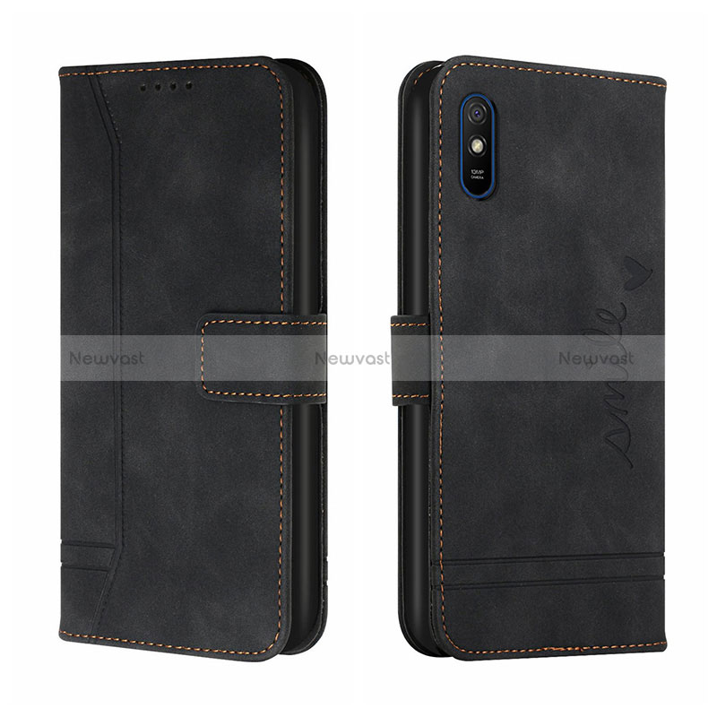 Leather Case Stands Flip Cover Holder H01X for Xiaomi Redmi 9AT