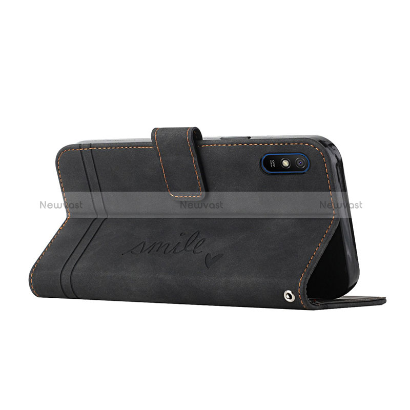 Leather Case Stands Flip Cover Holder H01X for Xiaomi Redmi 9AT