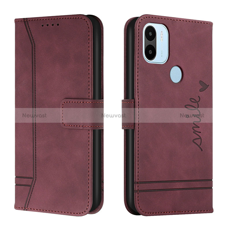 Leather Case Stands Flip Cover Holder H01X for Xiaomi Redmi A1 Plus