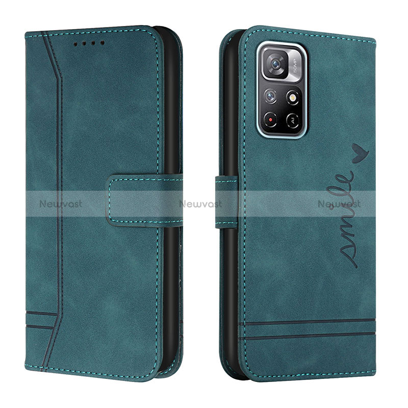 Leather Case Stands Flip Cover Holder H01X for Xiaomi Redmi Note 11S 5G